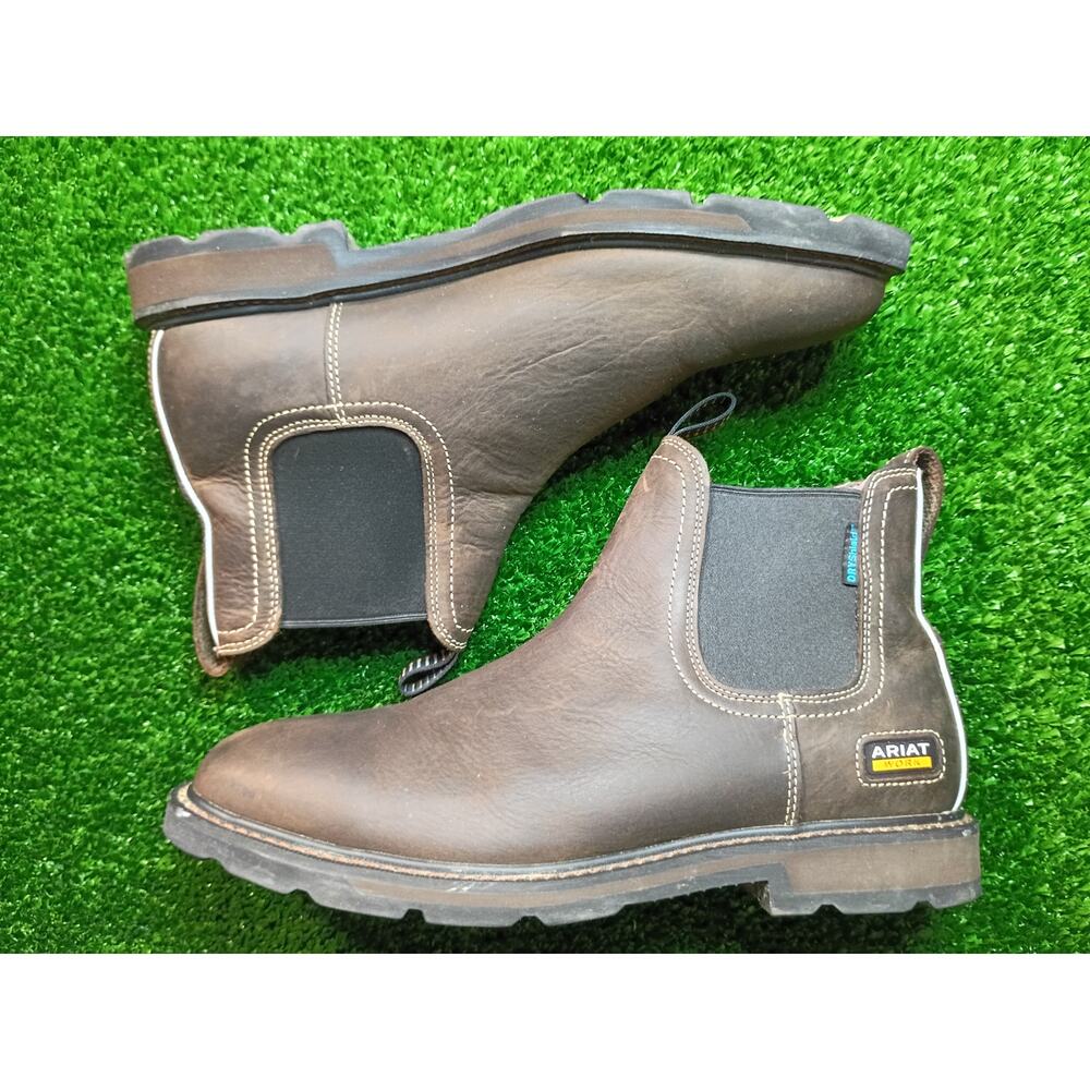 Ariat Men's Groundbreaker Chelsea Waterproof Work Boots 13d